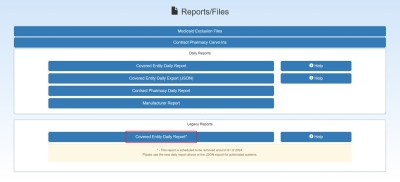 Legacy Reports group Legacy Reports group